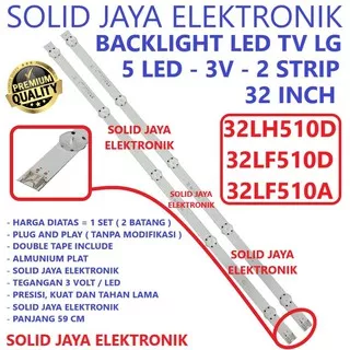 BACKLIGHT TV LED LG 32 INC 32LH510 32LF510 32LF 32LF 32LH510D 32LF510D 32LF510A LAMPU BL 5K 3V INCH