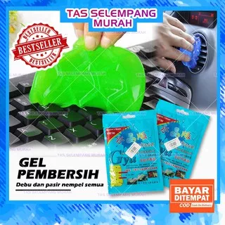 SUPER GEL Jelly Pembersih Debu Dashboard AC Vent Interior Mobil Laptop Keyboard Kamera SERBAGUNA