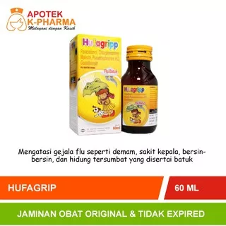 Hufagrip Flu Dan Batuk Isi 60ml Obat Original Gratia