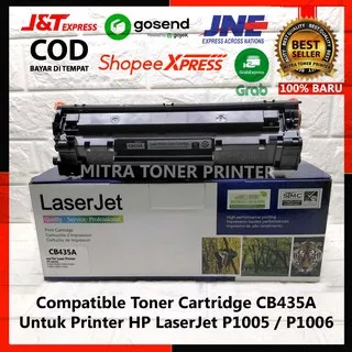 Toner Compatible Untuk printer HP LaserJet P1005- P1006 Toner Cartridge CB435A- 35A