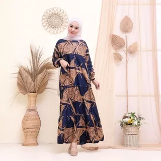 Gamis Twill Rayon Ori Batik Fashion Arabian Terbaru 2021 Modern Remaja / Gamis Batik  Maxi Bumil / Busui Busana Muslim Termurah Shopee Terbaru muslimah Kekinian 2021 Gamis murah Baju Gamis Fashion Muslim Muslimah Batik Pekalongan Trend Budaya Indonesia