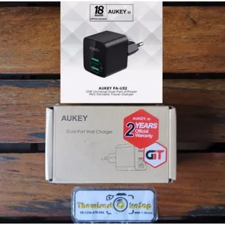 Wall Charger Aukey PA-U32 PAU32 Mini 2 Port 2.4A 12W AiPower