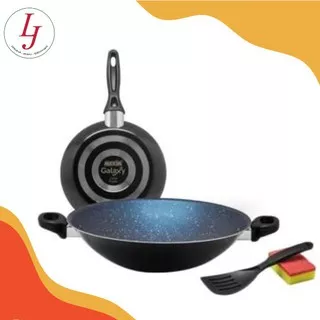 Maxim Galaxy Set / (Wajan + Teflon + Spatula + Sponge) / Maxim Set