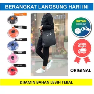 Tas Belanja Lipat Go Green Shopping Bag Roll Up Fashion Design Gulung Kantong Design Praktis Tote Portable Yoyo Spiral