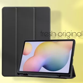 Tab S8 S8+ S7 S7 Plus S7 FE 5G Book Cover Tab S8 Tab S8+ Tab S8 Ultra 2022 Tab S7 FE 5G 2021 dan Tab S7 Plus Tab S7 2021 Flip Leather With S Pen Holder