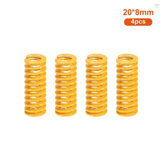 Ready in stock Aibecy 4pcs Upgrade Heated Bed Die Spring Compression Spring Length 20mm OD 8mm ID 4mm Compatible with Anet A8 A6 ET4 ET5 Creality 10 / 10S Ender 3 3D Printer