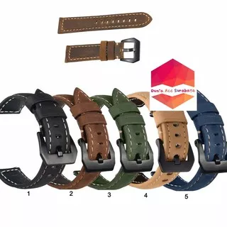 Strap Leather 18mm universal quick release / gen 4 Q Venture HR / Gen 4 Sport 41mm