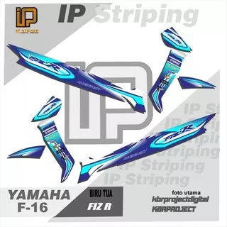 FIZ R striping FIZ R motor yamaha motor sticker variasi Racing.F-16 (cod) stiker motor