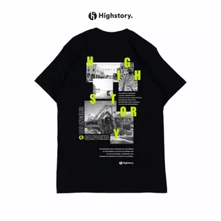 HIGHSTORY TSHIRT CALIFORNIA SAYS BLACK