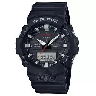 JAM TANGAN CASIO G SHOCK GA-800-1ADR BLACK DUAL TIME ORIGINAL