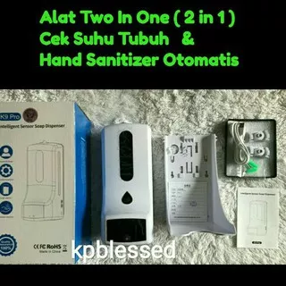 K9 Pro Alat Sensor Cek Suhu Tubuh Plus Handsanizer Otomatis