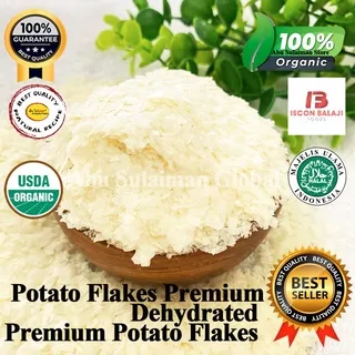 Tepung kentang 1 kg Potato Flakes 1 KG  Long Potato Kuning Tepung Kentang Mashed Potato  Premium Potato Powder