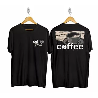 Promo T-Shirt Kaos Pria/Kaos Distro /Kaos Kekinian /Kaos Trendy /Kaos Oblong /Kaos Sablon /Kaos Segelas Kopi Hitam/Kaos Pencinta Coffee/Kaos kopi Hitam/Kaos Warkop/Kaos Cafe/Kaos Coffee lengan pendek full catoon