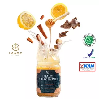 Imago Detox Honey ( I Tox) Madu dengan Lemon, Jahe Merah dan Kayu Manis