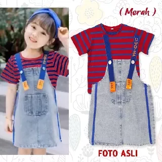 Dress Anak Korea Murah Dress Anak Murah Dress Overall Anak Overall Rok Anak Import Simply Polkadot