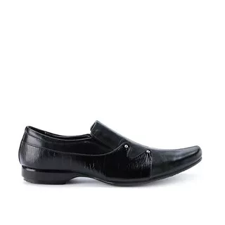 Marelli Sepatu Formal Pria Black - LV 052