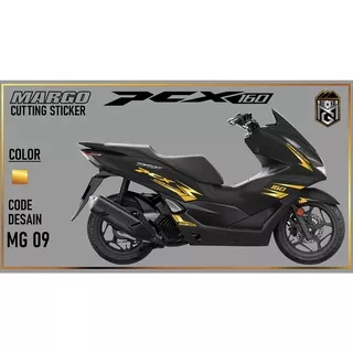 Cutting Sticker - Honda PCX 160 Aksesoris Motor Stiker Skotlet Sticker Striping Lis Variasi Sticker Cutting PCX 160 DESAIN MG 09