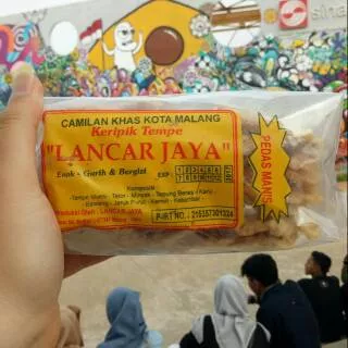 KERIPIK TEMPE PEDAS MANIS LANCAR JAYA MALANG