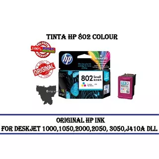 Tinta HP 802 Small Tri Color Original Ink Cartridge / Colour