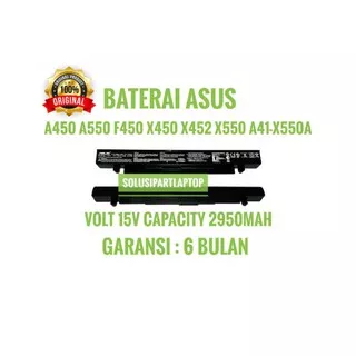 BATERAI ASUS A450 A550 F450 X450 X450C X452 X452C X452E  X550 A41-X550A ORI