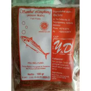 Abon Ikan ( Sambal Lingkung) Belitung isi 100 gram