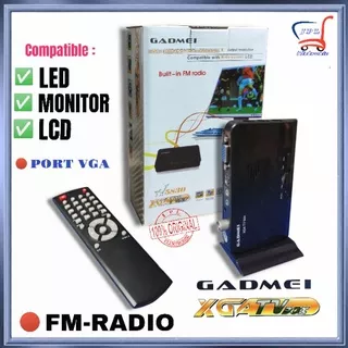 tv box lcd to vga 5830 Tv tuner gadmei 5830 + FM radio original ( bisa COD di apalikasi )