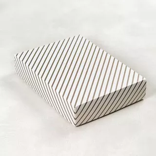 Gift Boxes Notebook Golden Stripe by Papermark