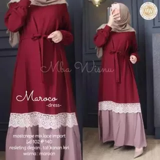 MAROCCO DRESS // New Arrival // Pakaian Wanita Hijab //