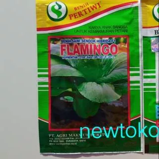 Benih sawi sendok FLAMINGO F1 10 gram sawi daging pakcoy hibrida dari benih pertiwi