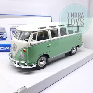 Miniatur Mobil VW Combi -Diecast Maisto Volkswagen Van Samba