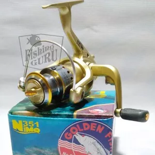 Reel PANCING MURAH Golden Fish Nimo 351 5bb - Reel Spinning - Katrol Pancing - Gulungan Pancing