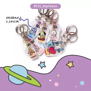 GANCI BTS KEYCHAIN AKRILIK READY