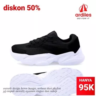 size 38-39-40 Sepatu Wanita ARDILES ORIGINAL Hitam. Palomma. Sepatu Olahraga Cewek. Sepatu Sekolah keren