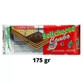 Khong Guan - Saltcheese Combo - Cokelat - 175 gr