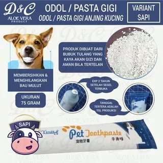 Odol Anjing Odol Kucing Pasta Gigi Anjing Kucing Variant Sapi