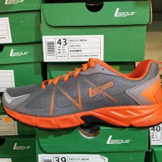 Sepatu League Legas Lari Pria Abu Revolt La M Running Shoes Cowo Original Murah