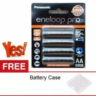 Panasonic Eneloop Pro 4pcs Battery AA 2550mAh Rechargeable Pack