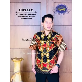 READY JUMBO BIG SIZE 7XL  Aditya 2 Batik Pria Full Furing Bahan Katun Halus Sragenan