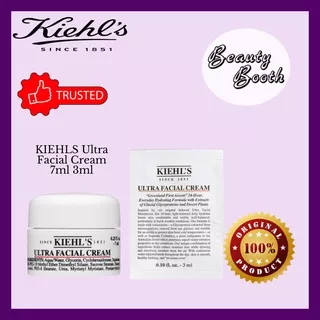 KIEHLS Ultra Facial Cream 7ml 3ml SACHET / TRAVEL SIZE / KIEHL`S Ultra Facial Cream 7 ml 3 ml Pelembab kulit kering