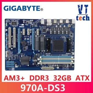 Motherboard Gigaby Ga-970A-Ds3 Ddr3 Socket Am3 + 970a-ds3 Usb 3.0 32gb