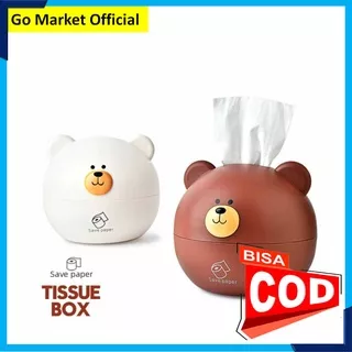 Bestseller Riancy Kotak Tisu Gulung Tissue Roll Box Model Bear RB5561 - Go Market