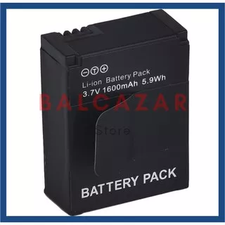 Baterai Battery Gopro Hero 3 / 3 Plus + 3+ Charger Action Cam High Quality 1600 mAH