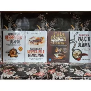 PAKET BUKU ISLAMI KESABARAN,GILA BACA, MANAJEMEN WAKTU DAN RELA MEMBUJANG ULAMA