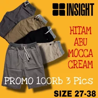 celana pendek pria dewasa celana chino pendek Insight rip kolor big size jumbo celana santai anak