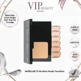 MAYBELLINE Fit Me Matte and Poreless 24HR Oil Control Powder Foundation
