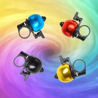 Lonceng Bola Baru Yang Bisa Disetel Bicycle Bell Handlebar Metal Ring Black Mtb Suaranya Renyah Bike Bell Metal Ring Horn Sound Alarm Outdoor for Safety Lonceng Dekoratif Sepeda Gunung Rumah?Color shipped randomly?