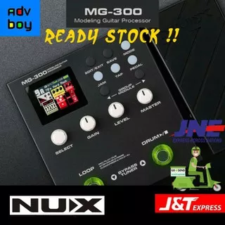 NUX MG300 Efek Gitar NUX MG 300 ORIGINAL Modeling Guitar Processor Multi Efek Digital