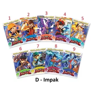 Boboiboy Galaxy Card Original Monsta Malaysia - Impak