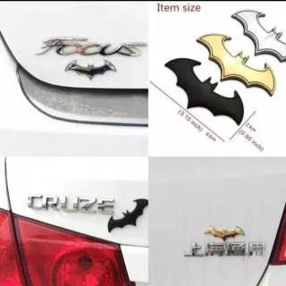 [COD] Emblem mobil logo BATMAN bahan besi full
