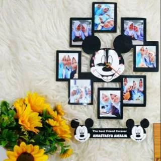 JAM DINDING MICKEY MOUSE  / JAM CUSTOM MURAH